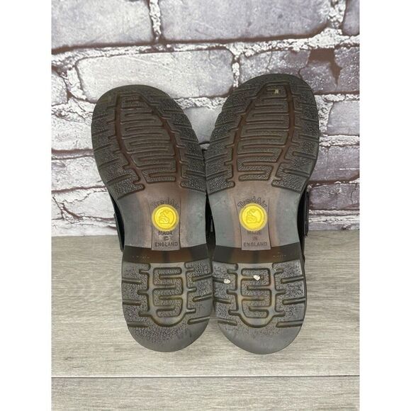 VTG TUK LADY LUCK Black Leather MaryJane Strap England Shoes Women 36EU/5.5M US - Picture 11 of 16